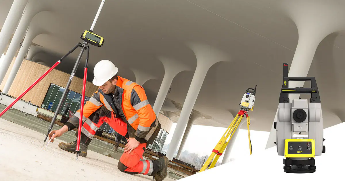 advantages Leica iCON Robotic Total Stations